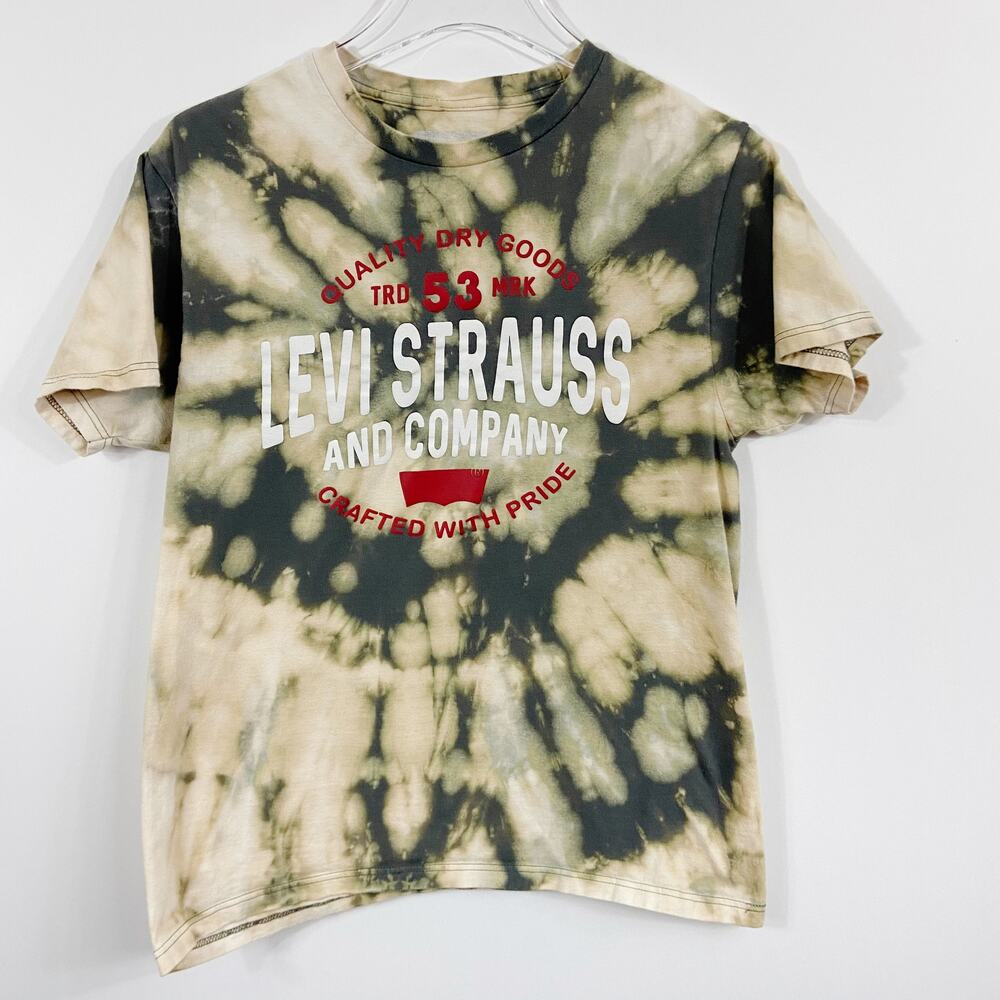 Levi's Custom Bleached Reverse Tie Dye T-shirt